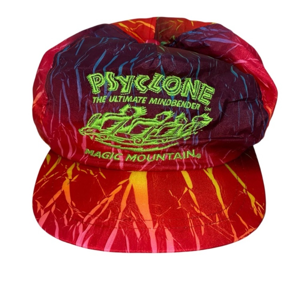 Vintage Psyclone The Ultimate Mindbender Magic Mountain Snapback Hat
